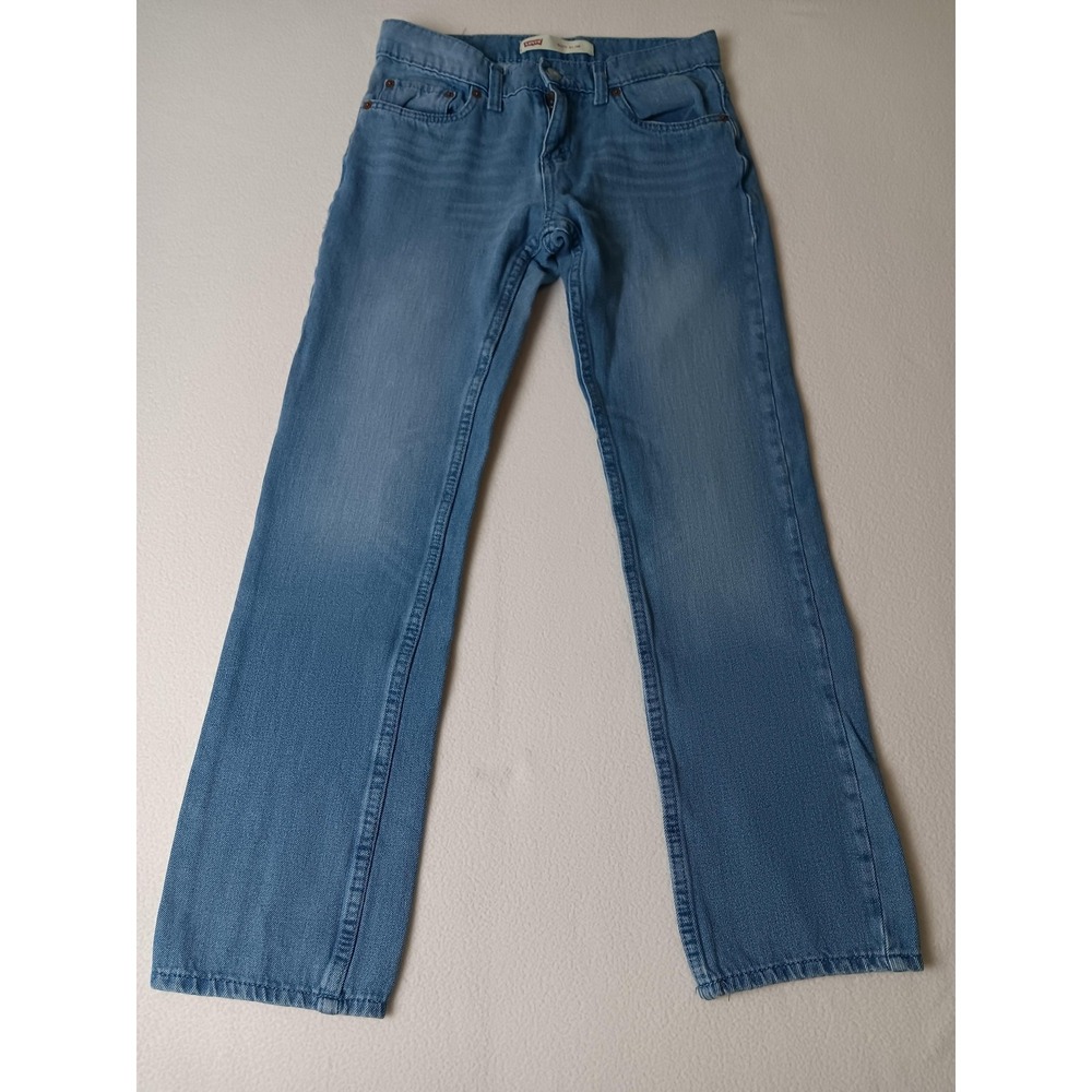 Levis 511 Slim Jeans Boys 14 Regular 27x27 Blue Straight Stretch Denim